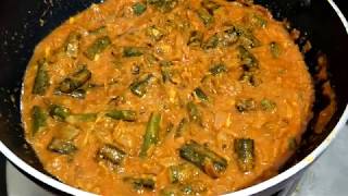 Bhindi Masala Recipe In Kannada  Bendekayi Palya In Kannada [upl. by Fasa]