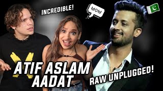 Cannot Believe we found this Latinos react to Atif Aslam  Aadat UNPLUGGED in STREET Rare footage [upl. by Cressi]