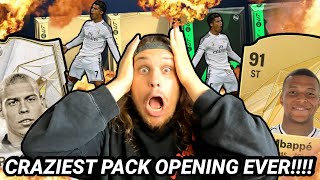 OMG CRAZIEST FC25 PACK OPENING EVER EXPLOSION GONE WRONG SIUUUUU MORGAN FREEMAN BOOOM [upl. by Lezned]