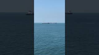 Two ship passing the channel cochin port [upl. by Gilboa657]