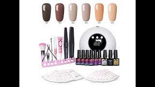 Kit Completo para Manicura en Casa MODELONES Como Aplicar Gel [upl. by Rodoeht]