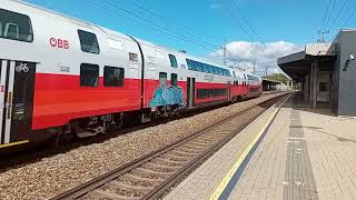 REX1 nach Wiener Neustadt Hbf Durchfahrt in Wien Atzgersdorf [upl. by Aivirt972]