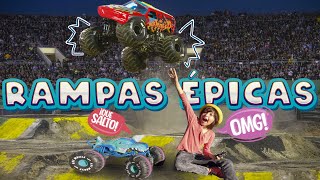 Rampas Monster Trucks de TAMAÑO REAL [upl. by Hannis]