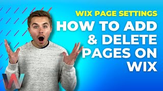 How To Add and Delete Pages on Wix [upl. by Abita381]