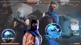 Mortal Kombat 1 Sub Zero amp Frost Gameplay The New MK Mythologies Team [upl. by Dorrahs]