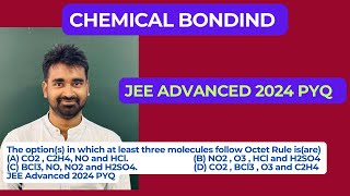 The options in which at least three molecules follow Octet Rule isare JEE Advanced 2024 PYQ [upl. by Ainessej]