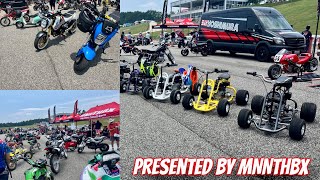 Crazy Custom Mini Moto Builds At The 2023 Barber Small Bore Event [upl. by Paddy]