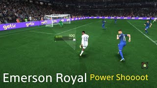 FC24 Emerson Royal Power Shoot Goal [upl. by Xanthe]