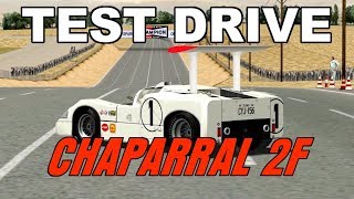 Chaparral 2F  Test Drive  Grand Prix Legends [upl. by Eetsud]