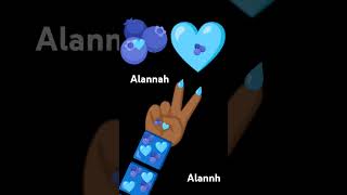 ALANNAH 🩵🫐💧🟦 [upl. by Yelyac]