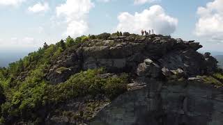 Hawksbill Linville Gorge NC flyover [upl. by Assilram]