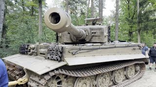 A close up walk around of the Tiger 1 German Tank that was displayed at Militracks [upl. by Hernandez]