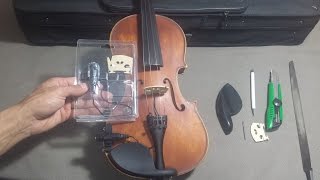 COMMENT MONTER UN CHEVALET SUR VIOLON [upl. by Lymn794]