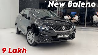 BALENO ZETA BLACK COLOUR New Model ₹84 Lakh 🔥 Maruti Suzuki BALENO Second Top Model Review [upl. by Nivlem]