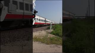 107 MPH  Train 302 Strains to Make Up Time amtrak railways railfan railfanning usarailway [upl. by Akela]