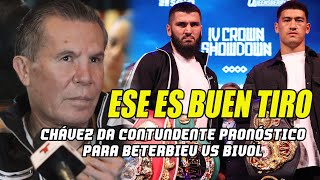 🔥El CONTUNDENTE PRONÓSTICO de Julio César Chávez para Beterbiev vs Bivol [upl. by Aidroc822]