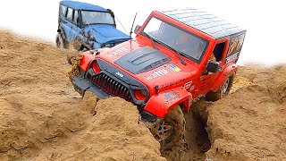 Extreme Mud Madness 4x4 RC Jeep Racing Offroad [upl. by Clarinda129]