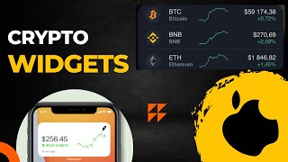 How to add crypto widgets on iPhone and iPad home screen  Binance crypto widgets  iPhone and iOS [upl. by Nohs]