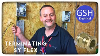 Electrical Practical Skills Terminating SY Cable How to Terminate SY Flex [upl. by Feldt670]