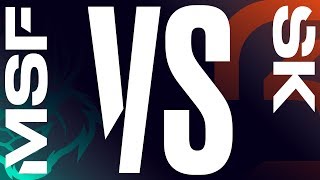 MSF vs SK  Week 1 Day 2  LEC Spring Split  Misfits Gaming vs SK Gaming 2019 [upl. by Ylen]