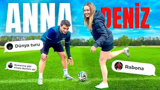 ANNA DENÄ°Z FUTBOLDA NE KADAR YETENEKLÄ° AnnaDenizSayln [upl. by Merfe]