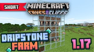 Minecraft Redstone Pointed Dripstone Farm 119 Tutorial shorts [upl. by Artied]