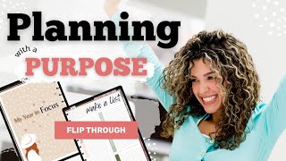 ADHD Adulting DIGITAL PLANNER Flip Through of my Planning with a Purpose Digital Planner [upl. by Nnylakcaj]