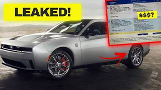 NEW Dodge CHARGER PRICE LEAKED Its expensive [upl. by Adnilrev]