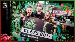 De laatste tussenstand €1675801 🔥  3FM Serious Request 2022  NPO 3FM [upl. by Winna]