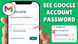 How to See Your Google Account Password on Mobile 2025  How to check Gmail password [upl. by Eidahs587]