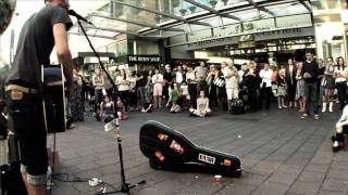 Passenger  The Sound of Silence  Busking  Rundle Mall [upl. by Sammons]