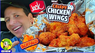 Jack In The Box® Buffalo Crispy Chicken Wings Review 🃏🐃🐔🪽 ⎮ Peep THIS Out 🕵️‍♂️ [upl. by Ahseikal684]