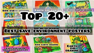 Beat Plastic Pollution Drawing  Stop Plastic Poster Chart project  Ban plastic [upl. by Hakceber]