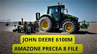 SEMINA MAIS 2023 🌽  John Deere 6100M Amazone PRECEA 8 File  MASSIGNANI TEAM [upl. by Nessnaj]