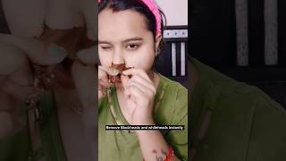 Diy Peel off mask for Blackheads and whiteheads youtubeshorts shorts shortsfeed [upl. by Eillak]