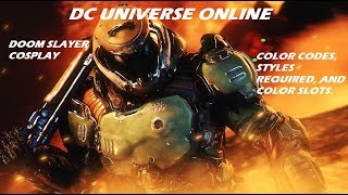 DCUO Doom Slayer Style  DOOM 2016 [upl. by Nolram970]