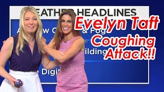 Highlight Evelyn Taft  Coughing Attack 20150617 CBS2 Los Angeles HD [upl. by Piero]