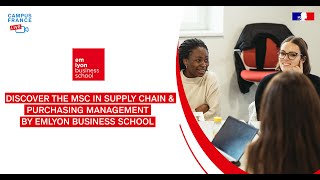 Discover the MSc Supply Chain amp Purchasing Management by emlyon business School [upl. by Hecker776]