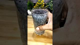 Morning healthy drink l Sabja drink l shorts trending superfood viraldrink chiaseedsdrink [upl. by Derraj]