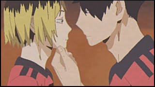 Haikyuu BL  KuroKen Kiss YAOI Fan editampanimation [upl. by Nihahs]