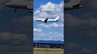 A Eurowings plane landing at Frankfurt Airport viralshorts [upl. by Blisse929]