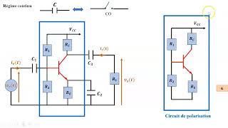 exercice Transistor Bipolaire en Régime Dynamique [upl. by Lesslie]