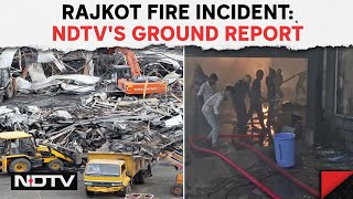 Rajkot TRP Game Zone Fire  After 28 Die At Rajkot Game Zone Questions On Safety Norm Violations [upl. by Akihsar]