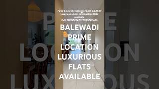 Prime location 2bhk3bhk4bhk Duplex flats Availablebalewadiflats banerrealestatepuneproperty [upl. by Osnofla]