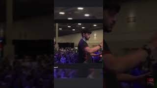 Guy falls down during a popoff at Evo short AvoidingThePuddle short [upl. by Getraer]