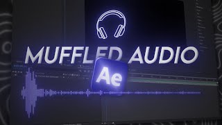 How to make MUFFLED Underwater Audio Effect in AFTER EFFECTS [upl. by Soule650]