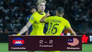 AFF 2024  CAMBODIA VS MALAYSIA  2  2 [upl. by Cung264]