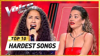 WOW The HARDEST SONGS to sing of 2023 on The Voice [upl. by Broddie]