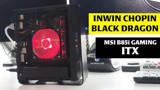 INWIN CHOPIN BLACK DRAGON  MSI B85i GAMING ITX LGA 1150 DDR3 [upl. by Barris]