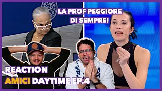 Falsa e Disonesta la nuova prof  Reaction al Daytime di Amici ep4 [upl. by Asilem628]